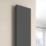 Reina Flat Double 1600mm x 366mm 2883BTU Anthracite Vertical Designer Radiator