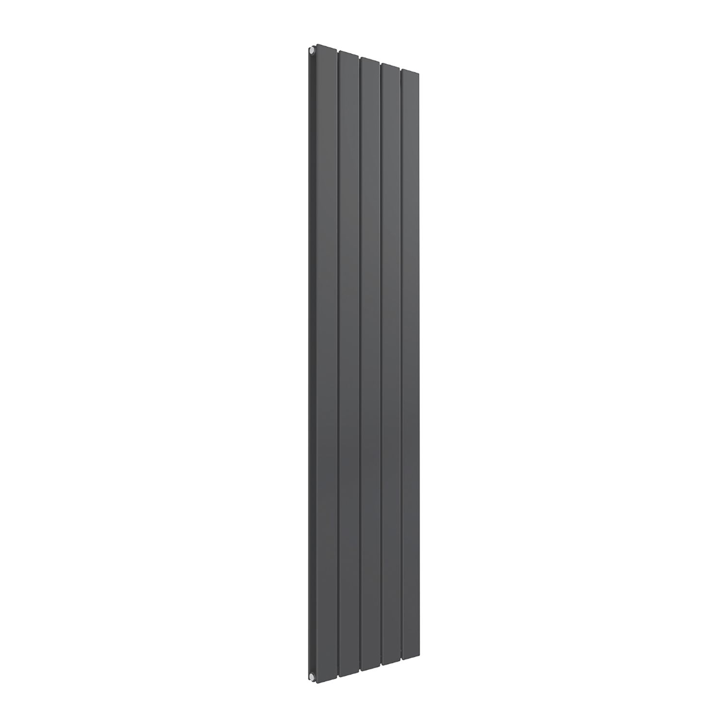 Reina Flat Double 1600mm x 366mm 2883BTU Anthracite Vertical Designer Radiator (207EE)