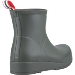 Hunter Play Short Size 4 Womens Dark Olive Non Safety Wellies
