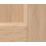 Unfinished Oak Wooden 4-Panel Internal Edwardian-Style Door 1981mm x 762mm