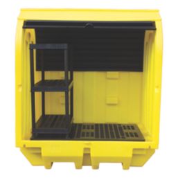 Essentials BP2HCS 230Ltr Covered Bund Pallet 990mm x 1490mm x 1690mm