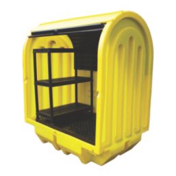Essentials BP2HCS 230Ltr Covered Bund Pallet 990mm x 1490mm x 1690mm
