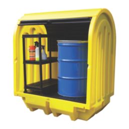 Essentials BP2HCS 230Ltr Covered Bund Pallet 990mm x 1490mm x 1690mm