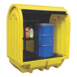Essentials BP2HCS 230Ltr Covered Bund Pallet 990mm x 1490mm x 1690mm