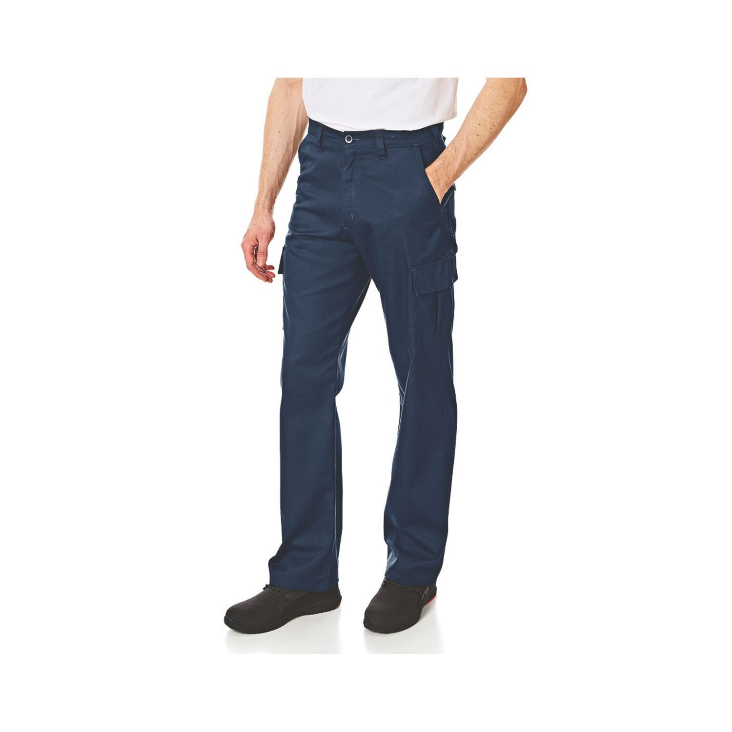 Lee Cooper LCPNT205 Cargo Trousers Navy 34" W 29" L (207HU)