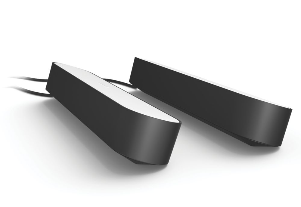 Philips Hue White and Colour Ambiance Play Lightbar 2 Pack with Bridge Starter kit