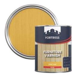 Fortress 750ml Light Oak Gloss Water-Based Interior Furniture Varnish