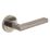 Designer Levers Scylla Lever on Rose Door Handle Pair Black Nickel
