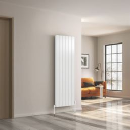 Reina Casina 1800mm x 565mm 6153BTU White Vertical Aluminium Radiator