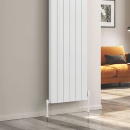 Reina Casina 1800mm x 565mm 6153BTU White Vertical Aluminium Radiator