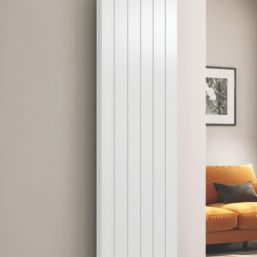 Reina Casina 1800mm x 565mm 6153BTU White Vertical Aluminium Radiator