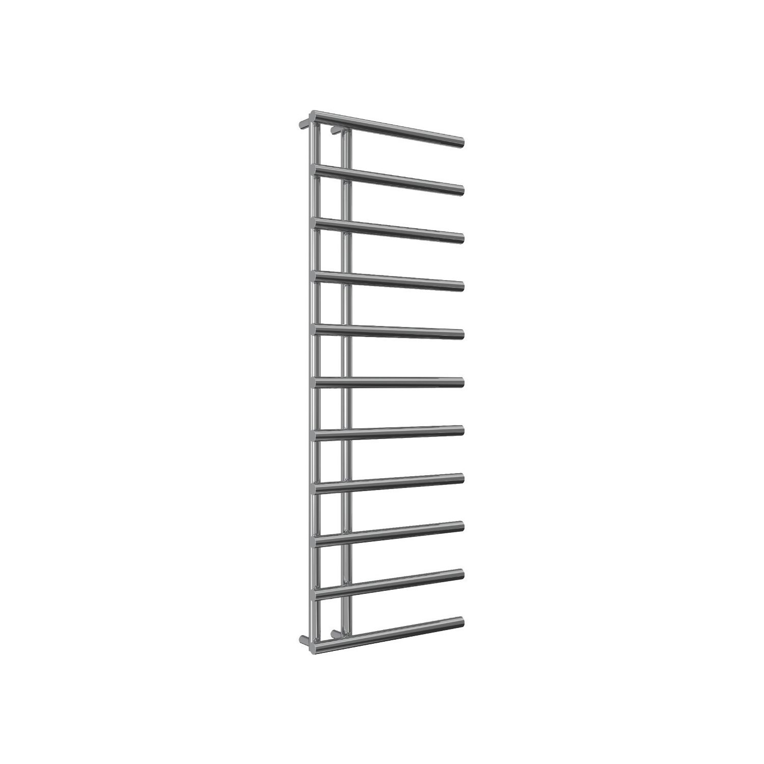 Reina 1412mm x 500mm 1496BTU Chrome Flat Designer Towel Radiator (207LH)