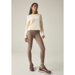 Regatta Outdoor Comfort Contour Womens Leggings Mocha Size 18