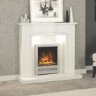 Be Modern Pryzm Edge Chrome Remote Control Inset Electric Fire 510mm x 165mm x 611mm