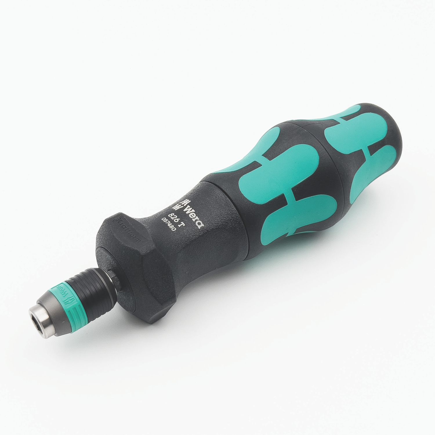 Wera 826 T Kraftform Turbo 1/4" Hex Bit-Holding Screwdriver Handle (207PK)