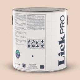 LickPro  2.5Ltr Pink 02 Vinyl Matt Emulsion  Paint