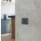 Knightsbridge  2.1A 1-Gang 1-Way Light Switch  Anthracite with Black Inserts