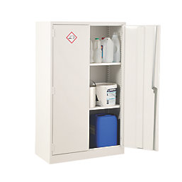 Barton  2-Shelf Acid Cabinet White 915mm x 457mm x 1524mm