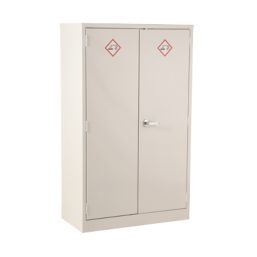 Barton  2-Shelf Acid Cabinet White 915mm x 457mm x 1524mm