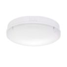 Saxby Forca Outdoor Round LED Bulkhead Gloss White 8/12/15W 1800lm