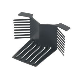 Glidevale Protect Black Universal Dry Verge End Caps 2 Pack