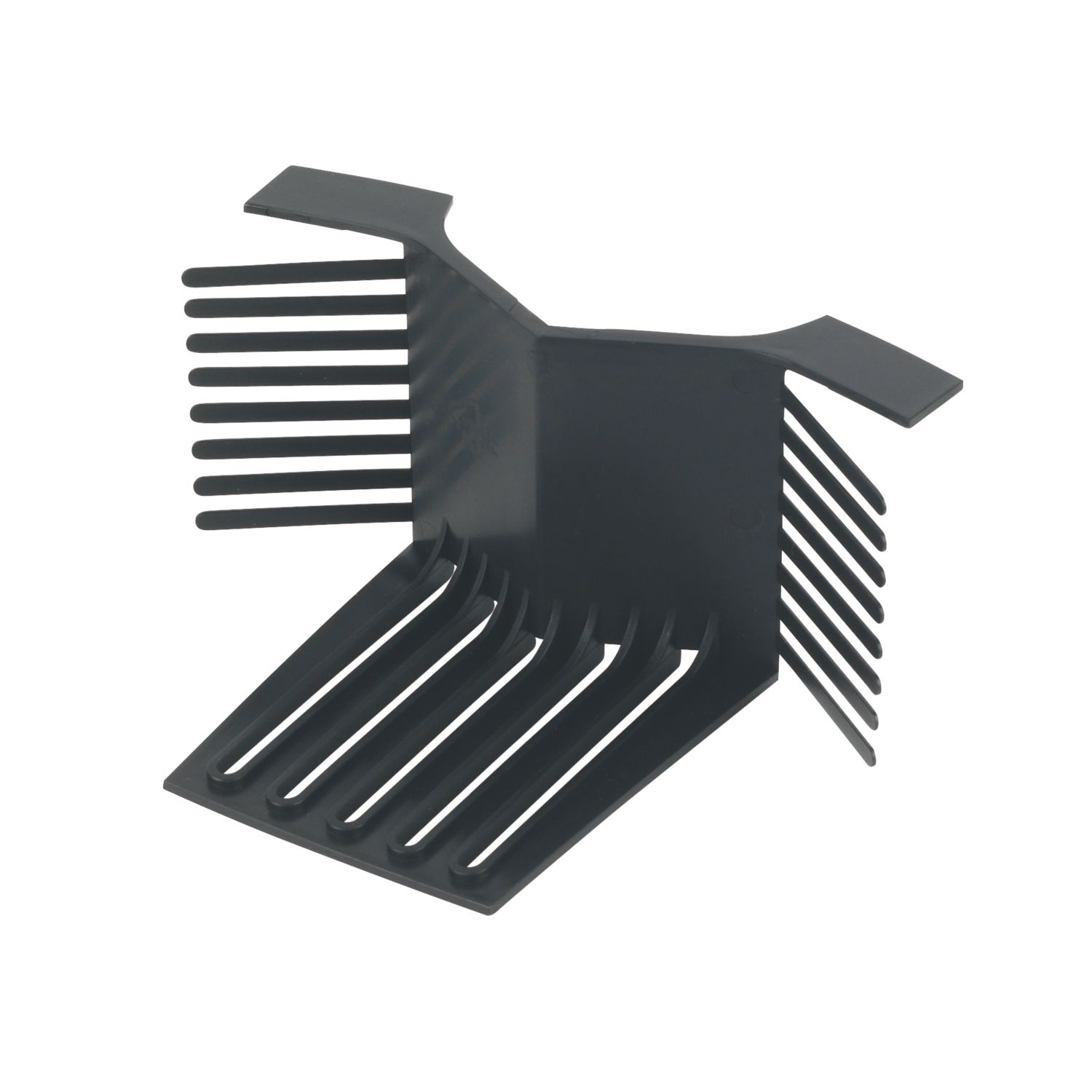 Glidevale Protect Black Universal Dry Verge End Caps 2 Pack (2084J)