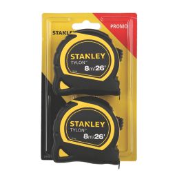 Stanley  8m Tape Measure 2 Pack