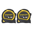 Stanley  8m Tape Measure 2 Pack
