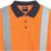 Pro RTX High Visibilty  Polo Shirt Orange 3X Large 56" Chest