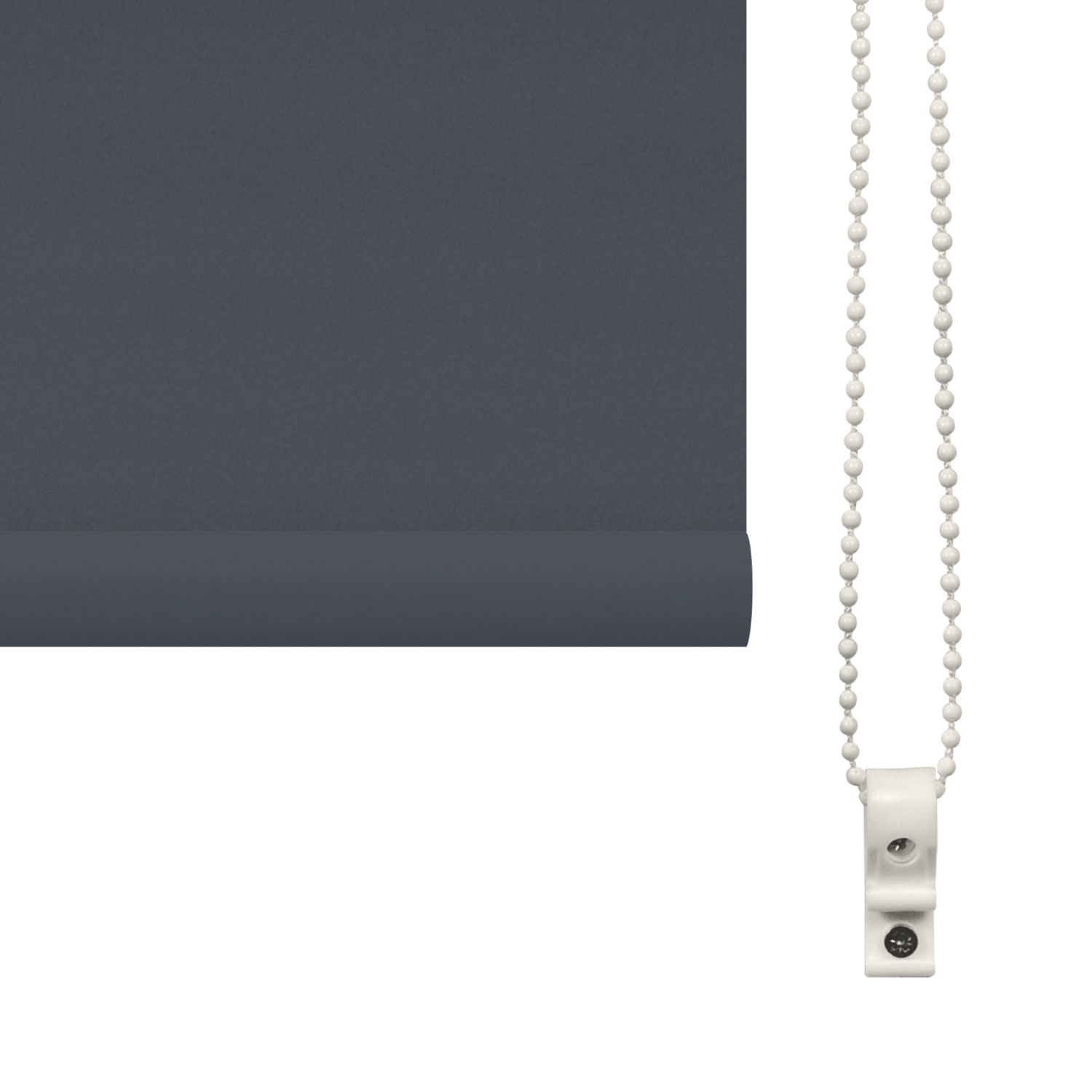 Renaissance Roller Blackout Thermal Blind Slate Grey 60cm x 160cm Drop (208CK)