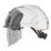 JSP EVO VISTAShield Safety Helmet with Integrated Face Shield White