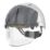 JSP EVO VISTAShield Safety Helmet with Integrated Face Shield White