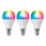 LAP  ES Mini Globe RGB & White LED Smart Light Bulb 4.2W 470lm 3 Pack