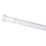 Straight Extendable Shower Curtain Rail Aluminium White 700-1200mm