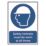 Essentials  "Safety Helmets Must Be Worn" Sign 420mm x 297mm