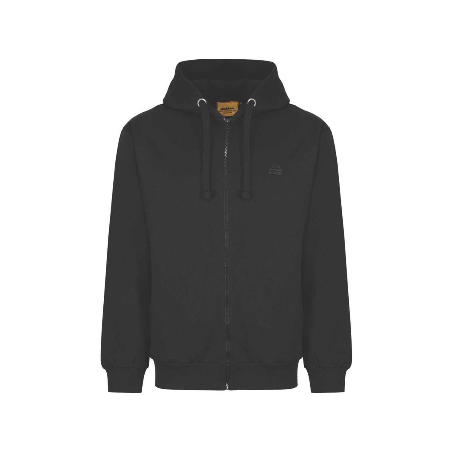 Iron Mountain IMSWT204 Hoodie Black Large 42" Chest (208HU)