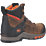 Timberland Pro Hypercharge Composite    Safety Boots Brown/Orange Size 10
