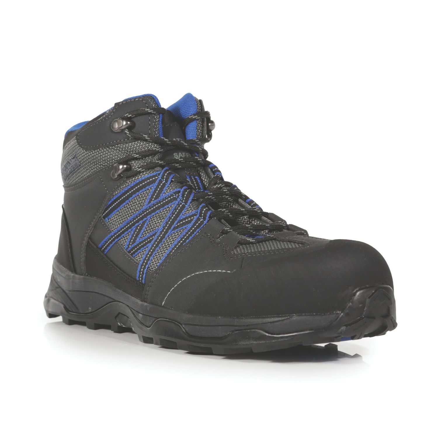 Regatta Claystone S3 Size 12 Briar/Oxford Blue Water-Resistant Steel Toe Cap Safety Boots (208JR)