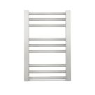 Time 560mm x 380mm 502BTU Silver Flat Designer Towel Radiator