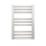 Time 560mm x 380mm 502BTU Silver Flat Designer Towel Radiator