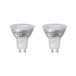 Sylvania ToLEDo  GU10 LED Light Bulb Clear 345lm 3.7W 2 Pack