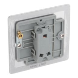 LAP  20A 16AX 1-Gang 2-Way Light Switch  Brushed Stainless Steel