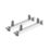 Van Guard VG286-2 Nissan NV400 2010 - 2021 ULTI Van Roof Bars 1570mm