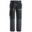 Snickers 6251 Stretch Trousers Steel Grey 31" W 32" L