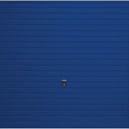 Gliderol Horizontal 8' x 6' 6" Non-Insulated Frameless Steel Up & Over Garage Door Signal Blue