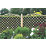 Forest Hamburg Lattice Curved Top Garden Screens 6' x 6' 9 Pack
