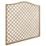 Forest Hamburg Lattice Curved Top Garden Screens 6' x 6' 9 Pack