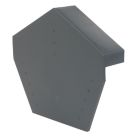Glidevale Protect Grey Universal Dry Verge Angled Ridge Caps 2 Pack