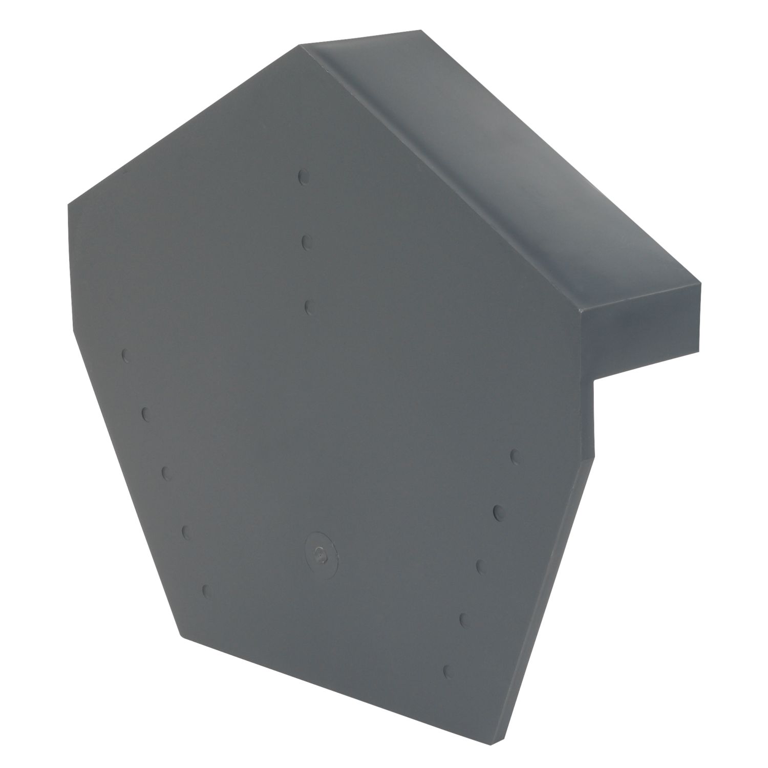 Glidevale Protect Grey Universal Dry Verge Angled Ridge Caps 2 Pack (2090J)