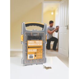 TurboGold  PZ Double-Countersunk Woodscrews Trade Grab Pack 1000 Pcs